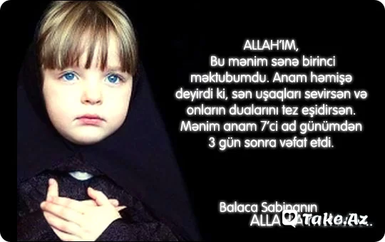 Allah'a məktub - Sun.Az