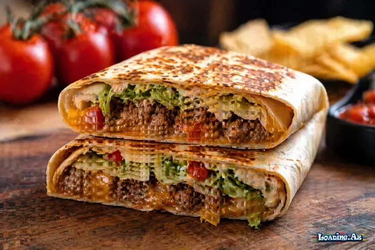 Lavaşda “Crunchwrap” - ev üsulu fast-food RESEPTİ - Sun.Az