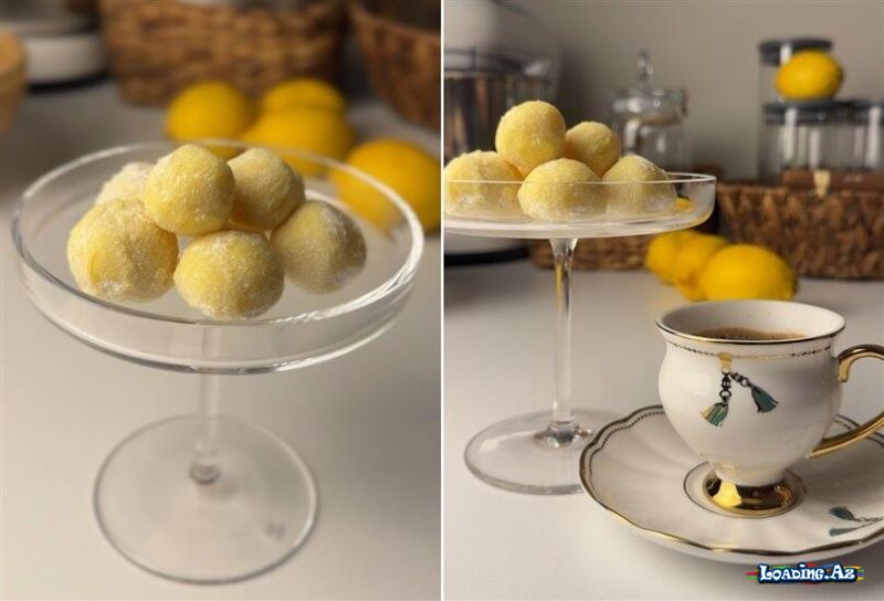 Damağınızı dadlandıracaq praktik limon topları resepti - Sun.Az