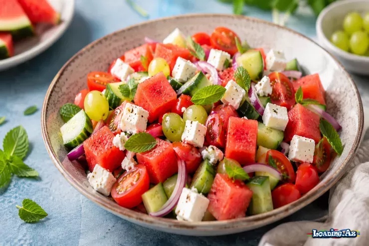 İstidə cəmi 10 dəqiqəyə hazırlaya biləcəyiniz ən ləzzətli salat RESEPTİ - Sun.Az